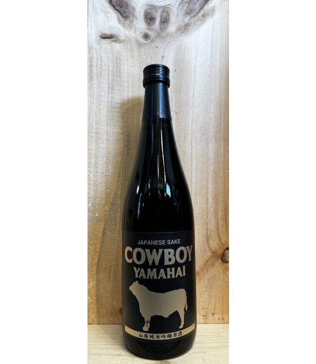 Shiokawa Cowboy Yamahai Junmai Ginjo Genshu Sake 720mL