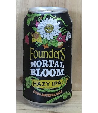 Founders Mortal Bloom hazy IPA 12oz can 12pk