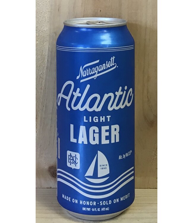 Narragansett Atlantic Light lager 16oz can 6pk