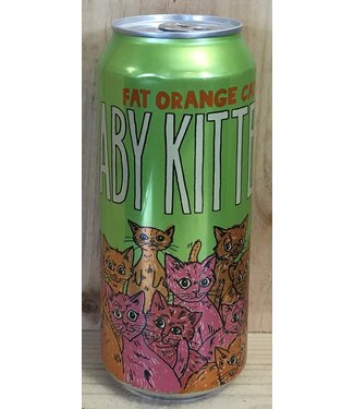 Fat Orange Cat Baby Kittens NEIPA 16oz can 4pk