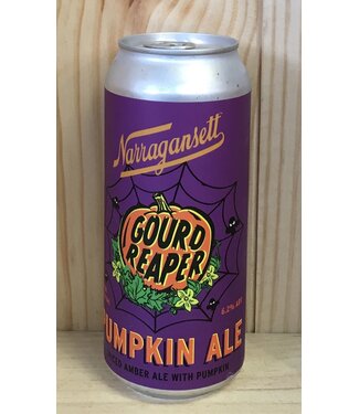 Narragansett Gourd Reaper Pumpkin ale 16oz can 4pk