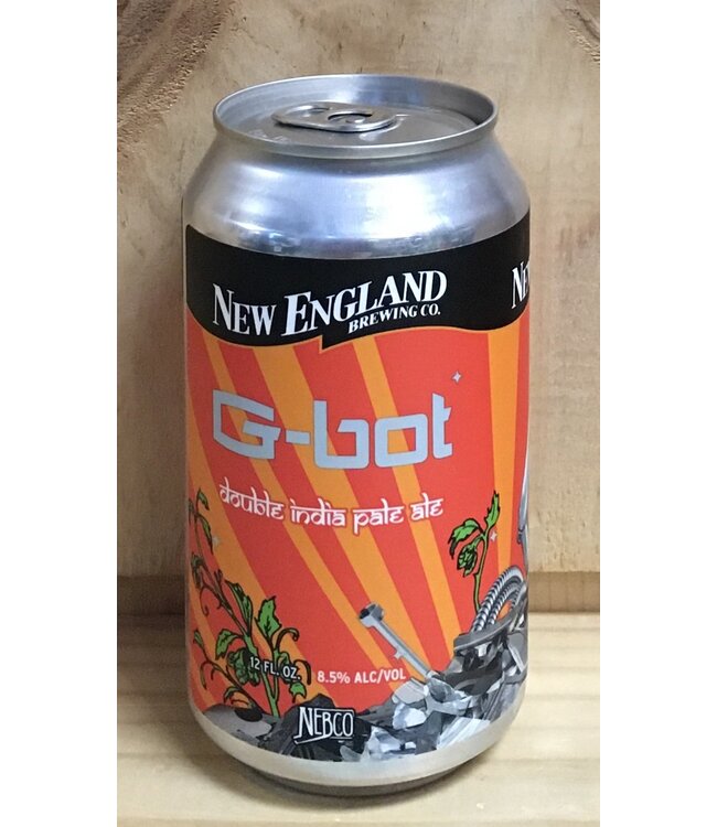 New England Brewing Company G-bot DIPA 12oz can 4pk