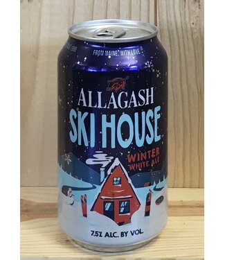 Allagash Ski House Winter White ale 12oz can 12pk
