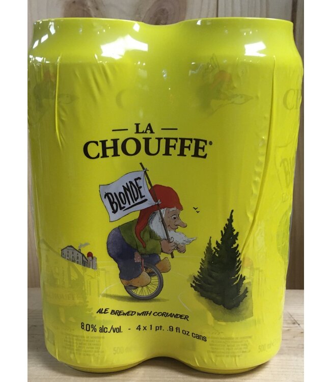La Chouffe 16oz can 4pk