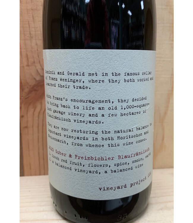 Gober & Freinbichler Blaufrankisch Vineyard Project 004 2024
