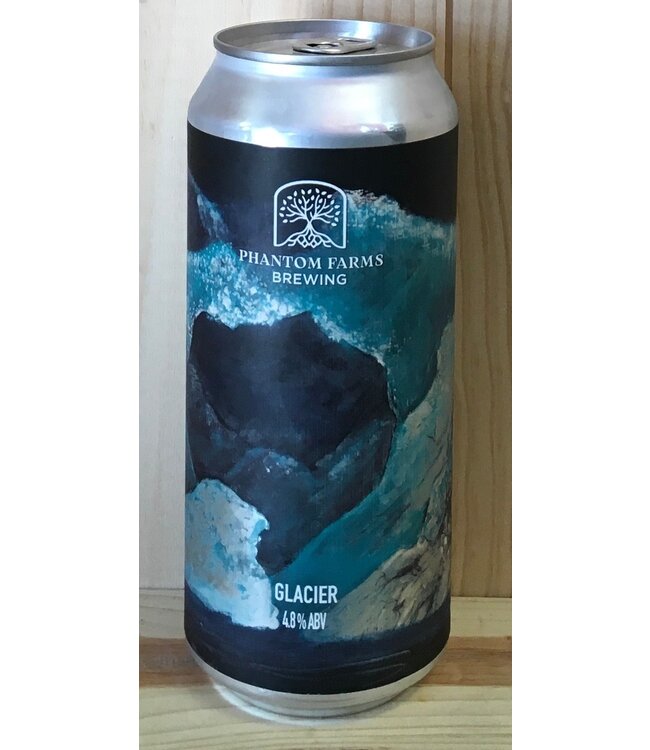 Phantom Farms Brewing Glacier Pilsner 16oz can 4pk