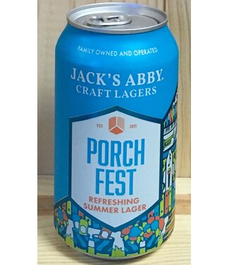 Jack's Abby Porch Fest Summer Lager 12oz can 12pk