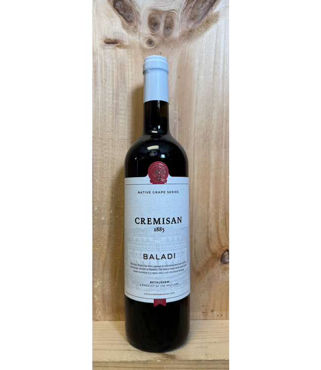 Cremisan Winery Baladi Bethlehem Red 2020
