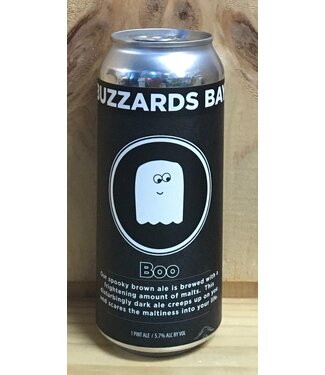 Buzzards Bay Boo brown ale 16oz can 4pk