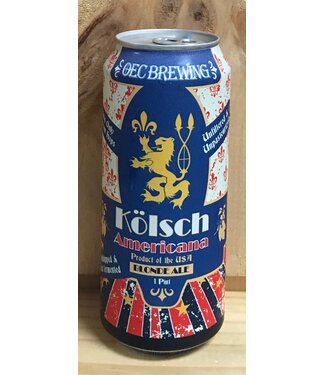 OEC Kölsch Americana ale 16oz can 4pk