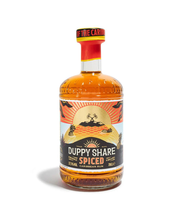 Duppy Share Spiced Jamaican Rum (pineapple & kola nut) 700ml