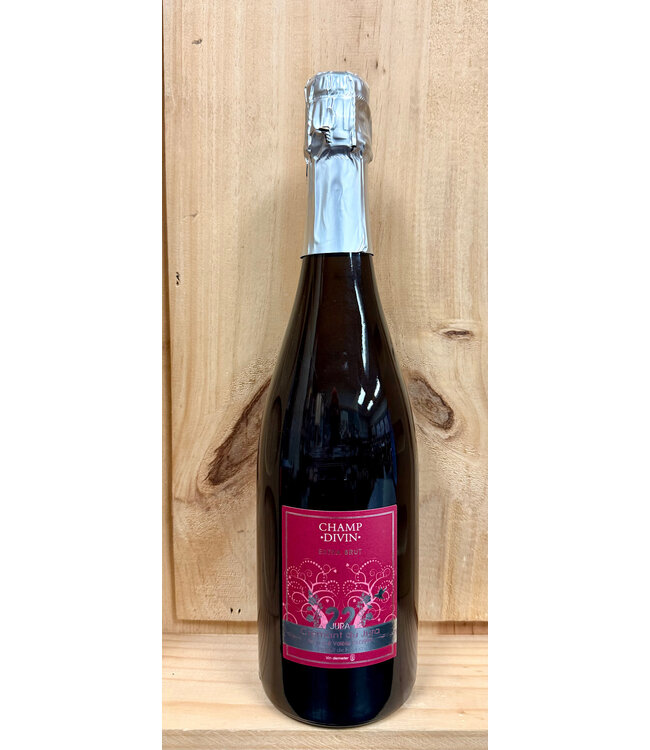 Champ Divin Brut Rose Cremant du Jura 750mL