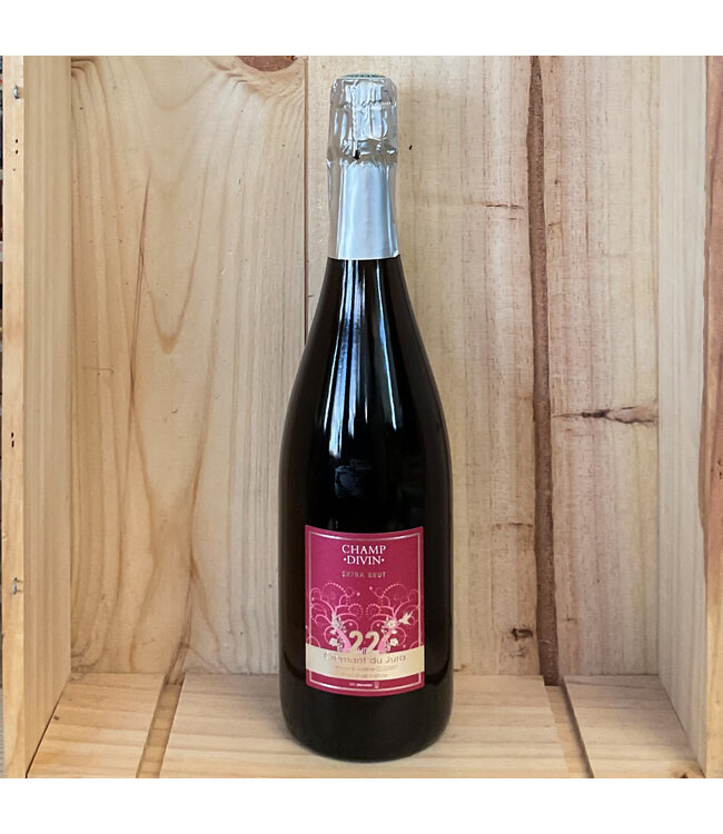 Champ Divin Brut Rose Cremant du Jura 750mL