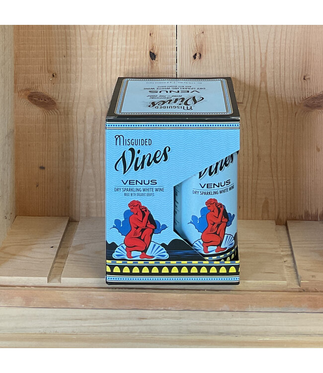 Misguided Vines Venus Dry Sparkling Chardonnay 4pk Cans