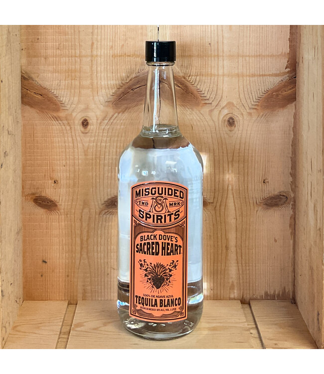 Misguided Spirits Black Dove's Sacred Heart Tequila Blanco 1L
