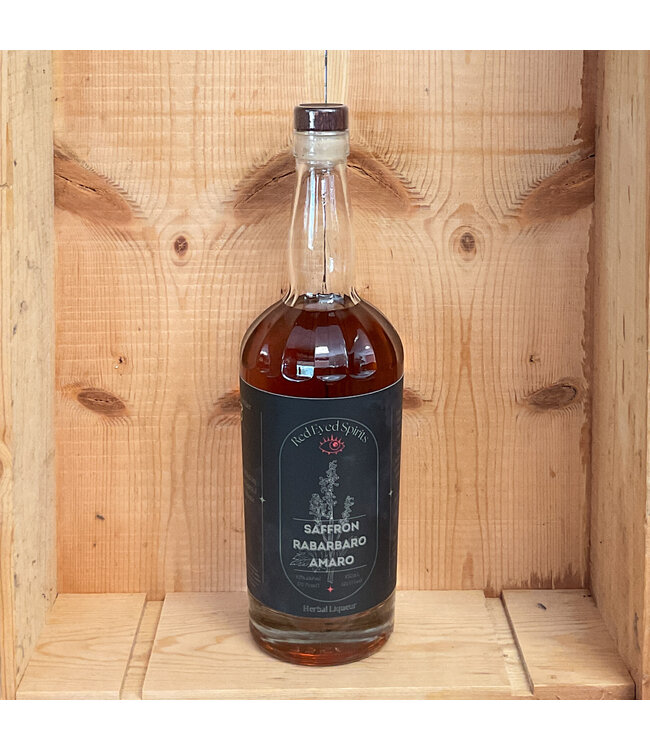 Red Eyed Spirits Saffron Rabarbaro Amaro 750ml