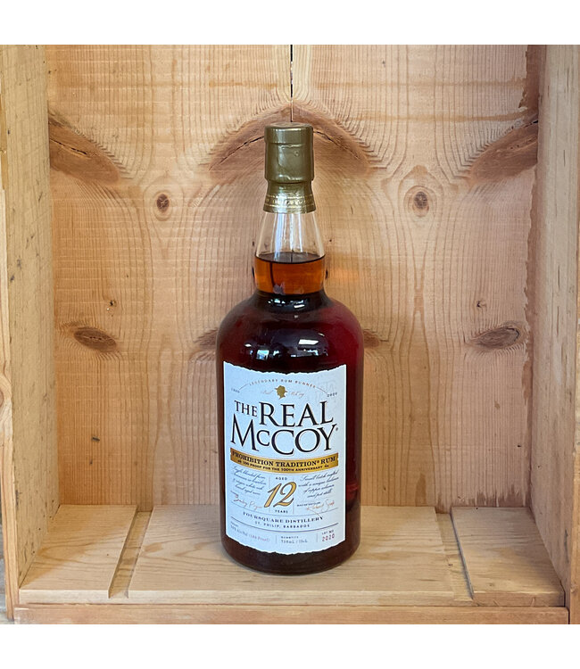 The Real Mccoy Prohibition Tradition 12Yr Rum 100 proof 750ml