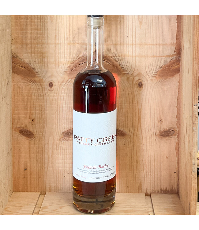 Patty Green Whiskey Distillers Francin Barley  Whiskey 750ml