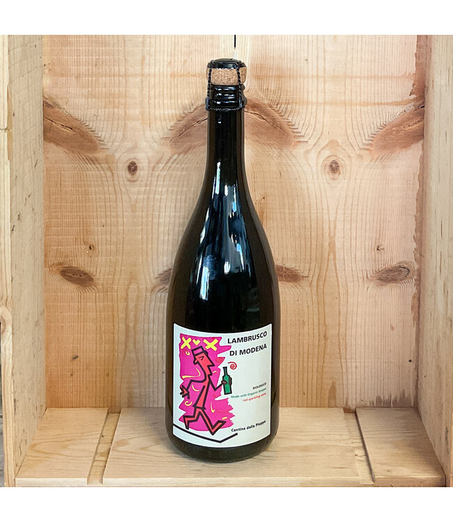 Cantina della Pioppa Lambrusco di Modena Frizzante Secco Biologico