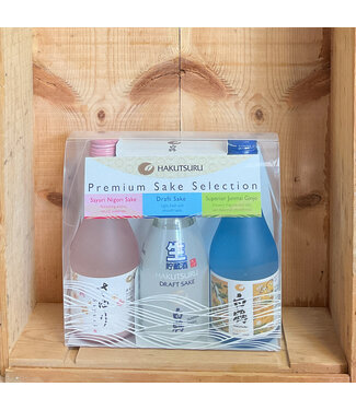 Hakutsuru Premium Sake Selection 330ml bottle 3pk