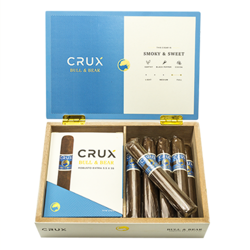 Crux Cigars CRUX BULL & BEAR Gordo Marblehead