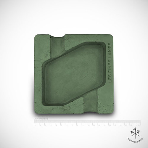 Les Fines Lames LFL Concrete Ashtray Double - All Colors Les Fines Lames LFL Concrete Ashtray Double - All Colors