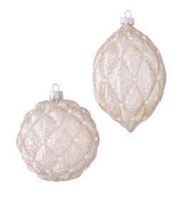4022837 Quilted Ornament With Pearls