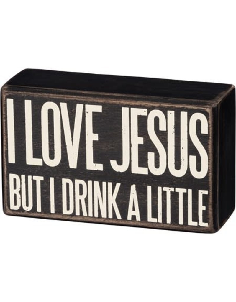 Drink a little box sign 37152