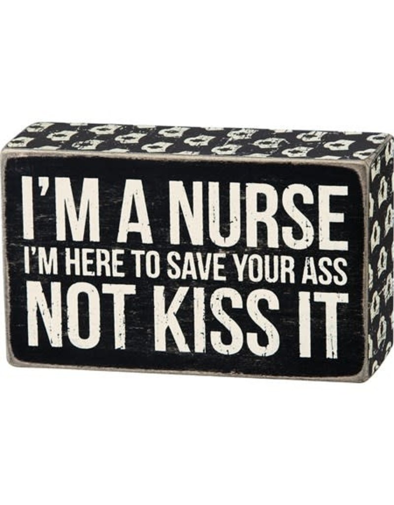 Box Sign - I’m A Nurse 24766