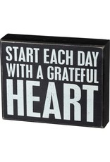 Gratefull heart box sign 105380