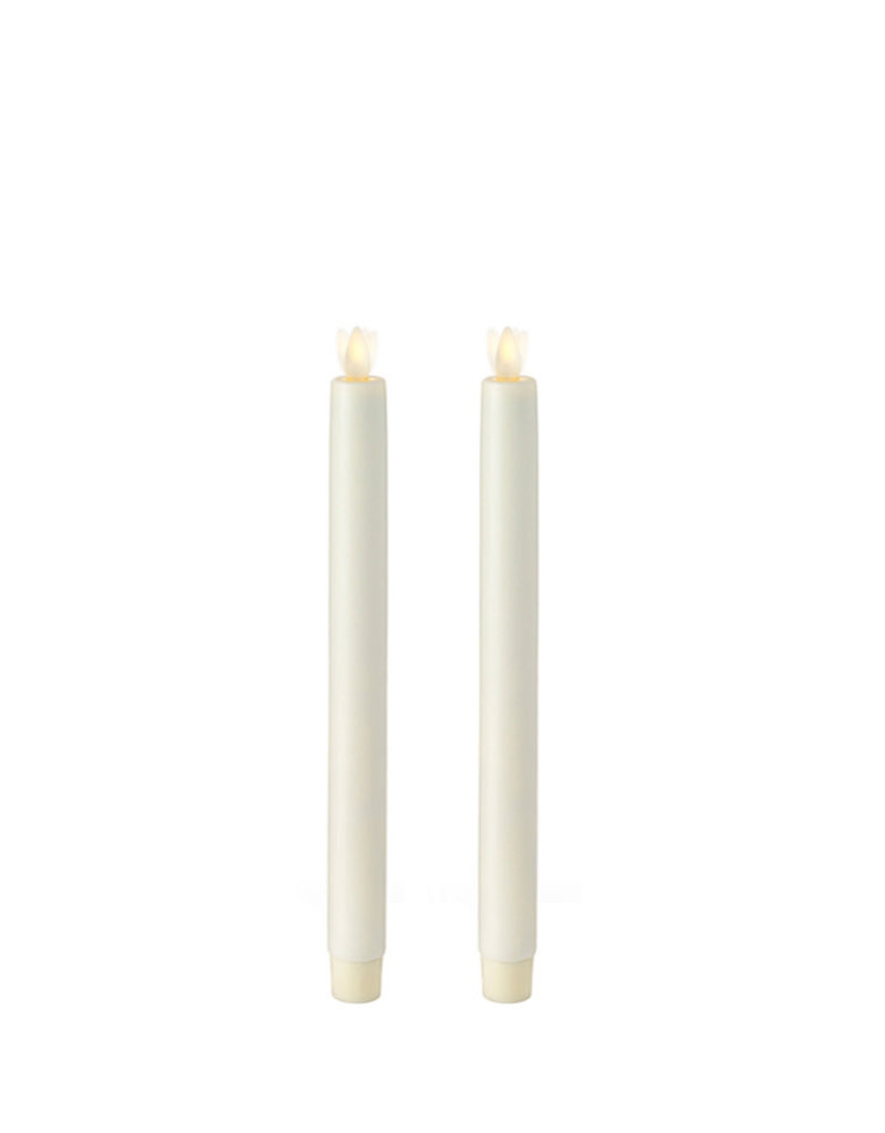 Taper Candle Set/2  Ivory 10.5” 16256