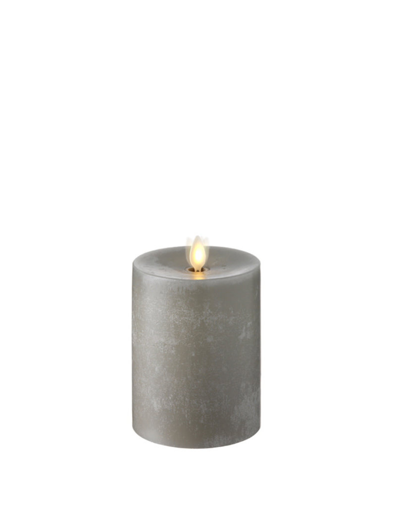 Pillar Candle Chalky Grey 3.5”x 5” 36067