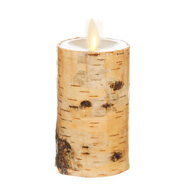 Pillar Candle Birch Wrapped 2”x4” 39112