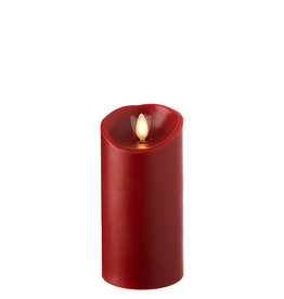 3 x 6 moving flame pillar candle Red 3”x6”16098