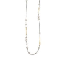 WAXING POETIC Lume Chain-Freshwater Pearl 22” LUM3BR-PRL-22