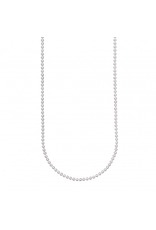 WAXING POETIC SO1-18 STERLING SILVER BABY BALL CHAIN - 18 INCHES