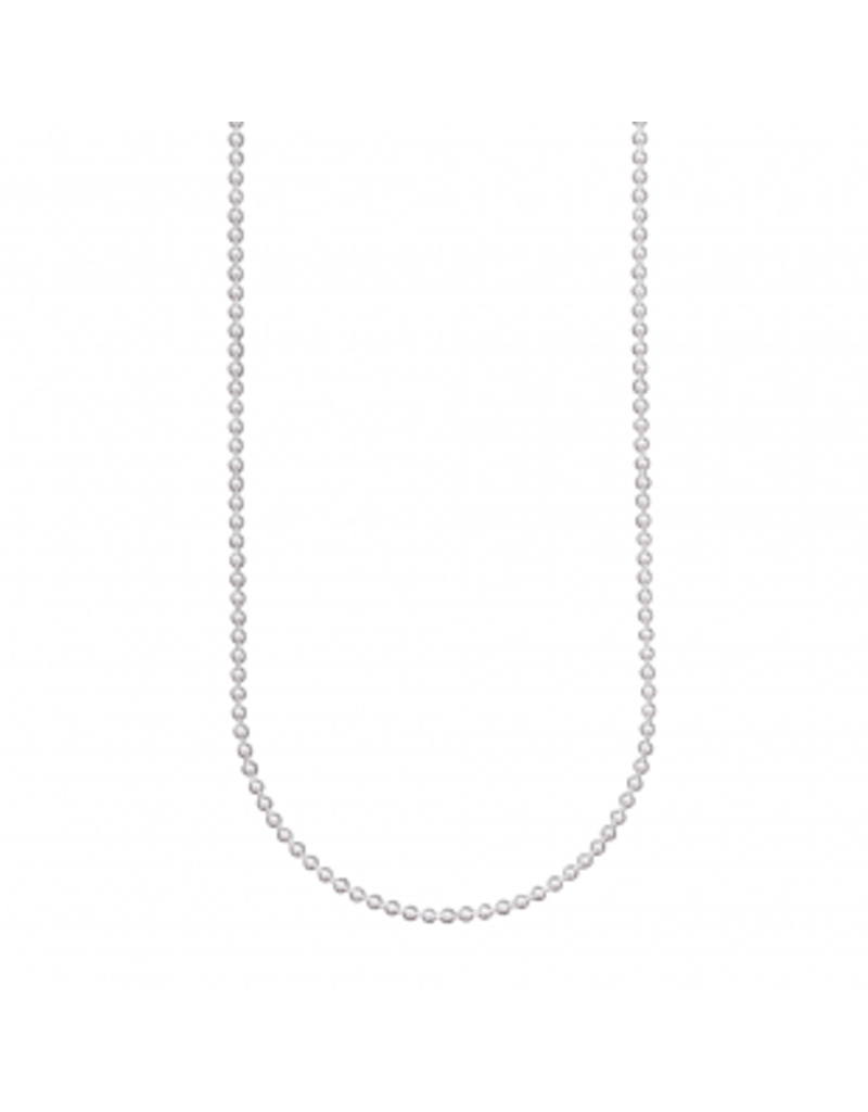 WAXING POETIC SO1-18 STERLING SILVER BABY BALL CHAIN - 18 INCHES