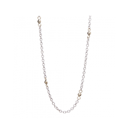 WAXING POETIC Thin Cable With Beads Chain 18”