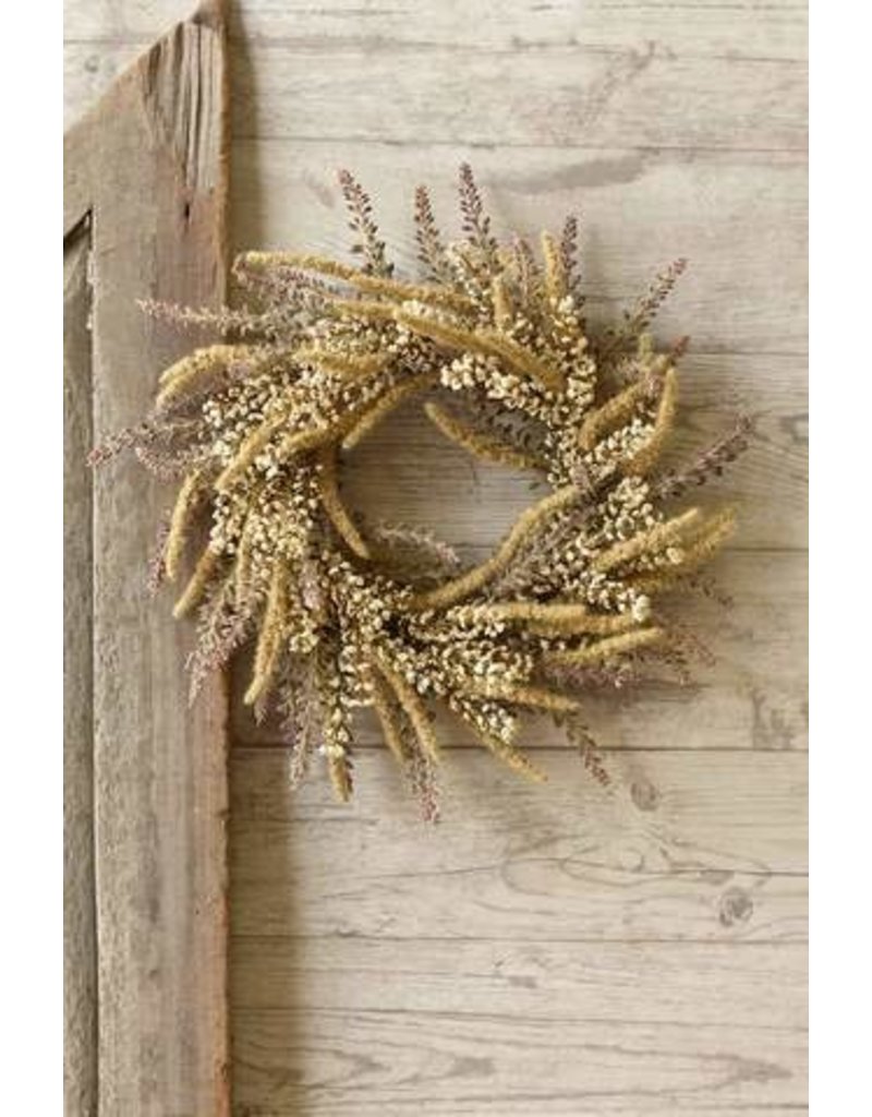 Nature’s Yield Candle Ring/Cream 6” FG6552
