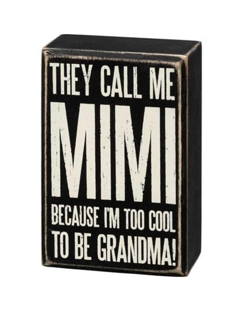 Box Sign - Call Me Mimi 107443