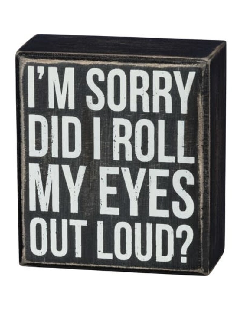 none Box Sign - Out Loud 37566