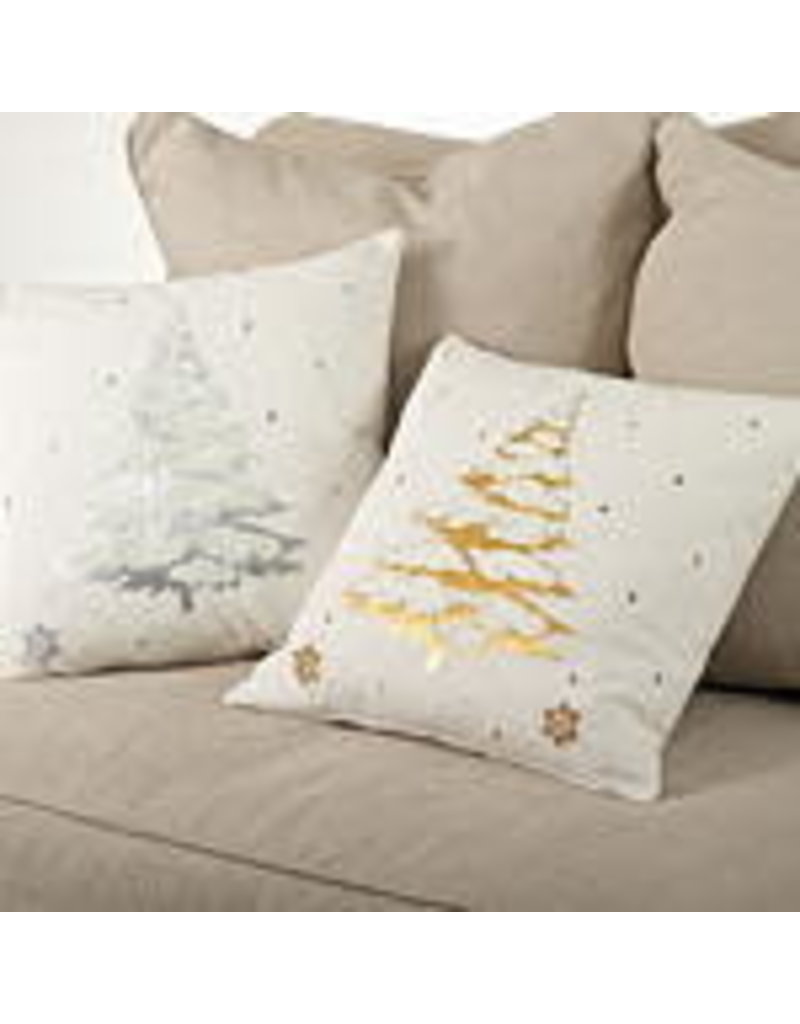 Embroidered & Gold Foil Pillow 20” Sq - 9281.GL20S