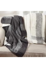 Faux Mohair Sherpa Throw Grey - TH120.GY5060