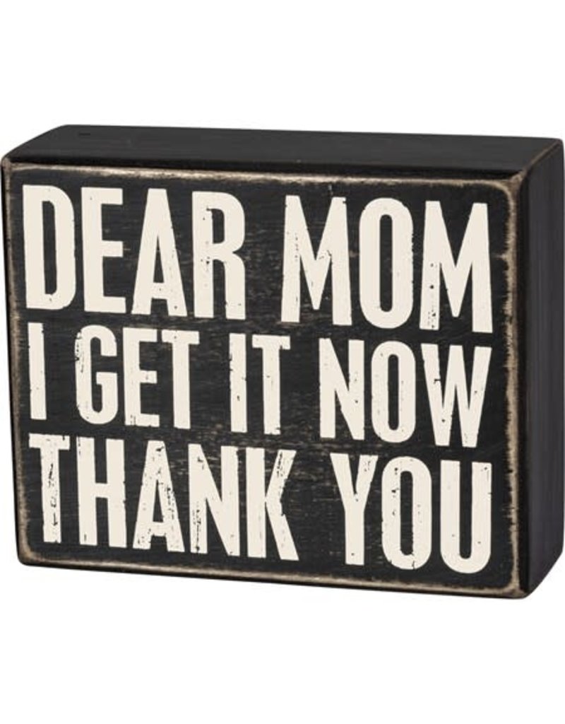 Box Sign - Dear Mom 103463