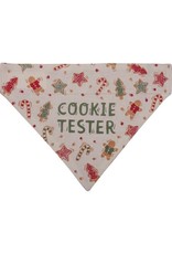 Dog collar bandana large cookie tester 108209