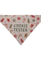 Dog collar bandana large cookie tester 108209