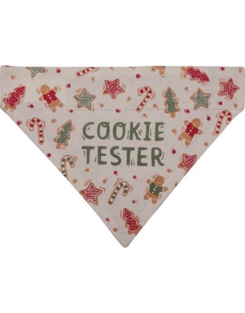 Dog collar bandana large cookie tester 108209