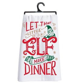 Little elf dish towel 29135