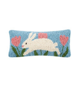 Bunny hop hooked pillow 12x5" 30tg437c050b