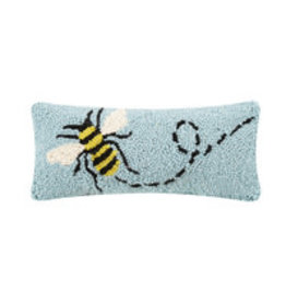 Bee hooked pillow 12x5" 30tg444c050b